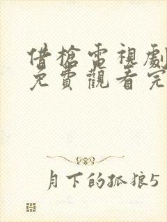 借枪电视剧全集免费观看完整版高清