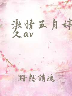 激情五月婷婷久久av