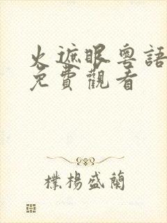 火遮眼粤语电影免费观看