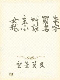 女主叫罗朱的穿越小说名字