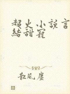 超火小说言情完结甜宠