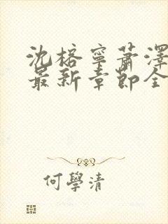 沈榕宁萧泽小说最新章节全文阅读