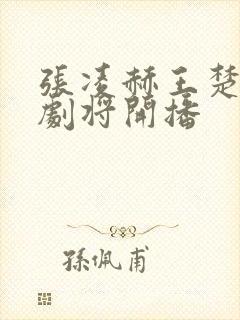 张凌赫王楚然新剧将开播