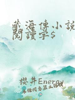 藏海传小说免费阅读字$