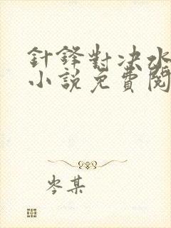 针锋对决水千丞小说免费阅读笔趣阁