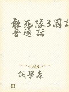 敢死队3国语版普通话