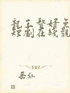 龙王赘婿免费的短剧在线观看完整版