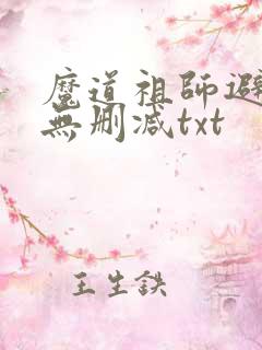 魔道祖师避尘篇无删减txt