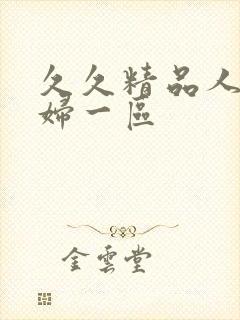 久久精品人妻少妇一区