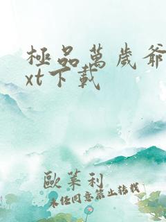 极品万岁爷 txt下载