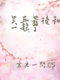 吴兵最后和谁在一起了