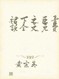 裙下之臣青鸾小说全文免费阅读