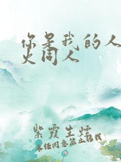 你是我的人间烟火同人