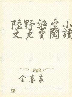 陆野梁云小说全文免费阅读