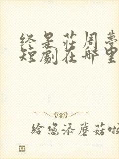 终是庄周梦了蝶短剧在哪里可以看