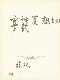 官神夏想txt下载