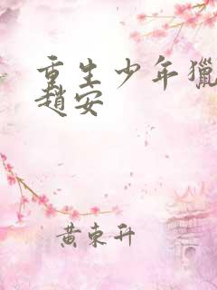重生少年猎美记赵安