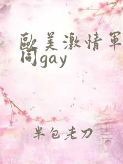 欧美激情军警男同gay