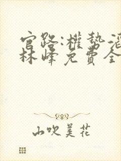 官路:权势滔天林峰免费全文阅读