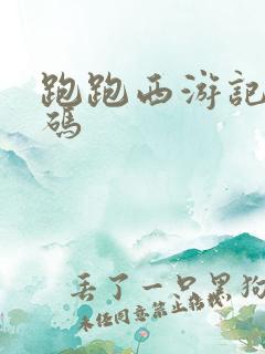 跑跑西游记兑换码