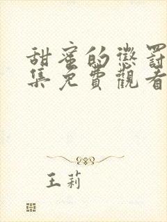 甜蜜的惩罚,全集免费观看