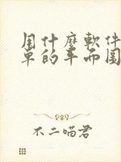 用什么软件画简单的平面图