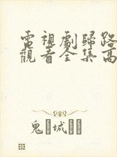 电视剧归路免费观看全集高清