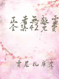 正者无敌电视剧全集42免费观看