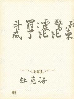 斗罗:震惊,我成了比比东 txt下载