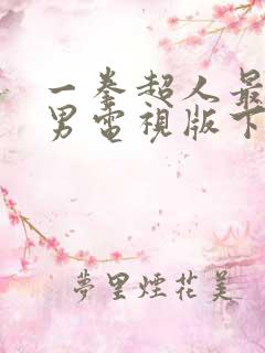 一拳超人最强之男电视版下载