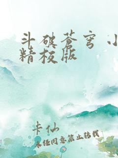 斗破苍穹 小说精校版