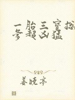 一胎三宝总裁爹爹超凶猛