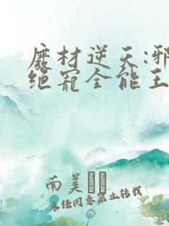 废材逆天:邪王绝宠全能王妃免费版小说