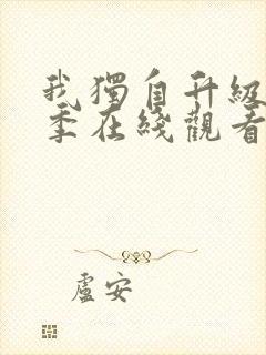 我独自升级第二季在线观看全集