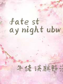 fate stay night ubw在线观看