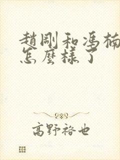 赵刚和冯楠最后怎么样了