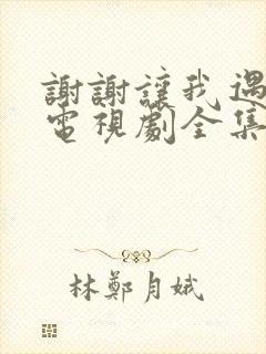 谢谢让我遇见你电视剧全集免费观看