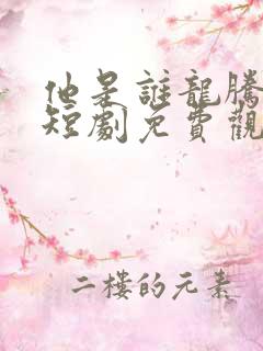 他是谁龙腾四海短剧免费观看