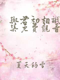 与君初相识31集免费观看