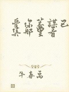 爱你蓄谋已久全集哪里看