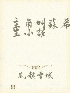 主角叫苏希的重生小说