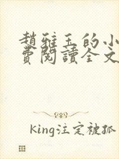 赵雅玉的小说免费阅读全文最新章节