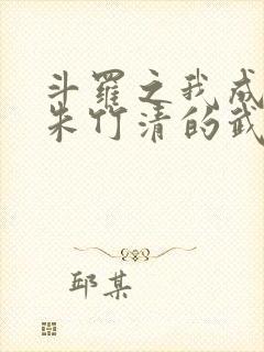 斗罗之我成为了朱竹清的武魂小说