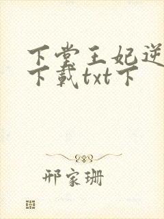 下堂王妃逆袭记下载txt下