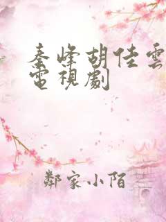 秦峰胡佳云最新电视剧