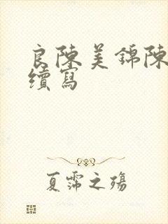 良陈美锦陈彦允续写