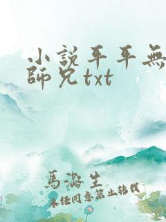 小说平平无奇大师兄txt