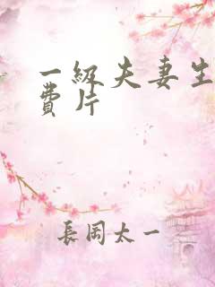 一级夫妻生活免费片