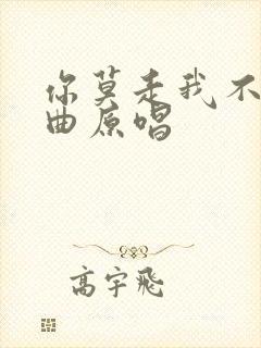 你莫走我不走歌曲原唱