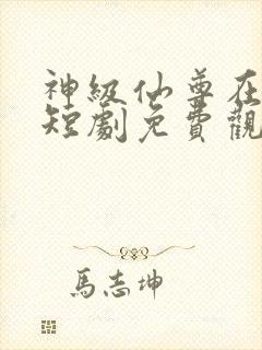 神级仙尊在都市短剧免费观看